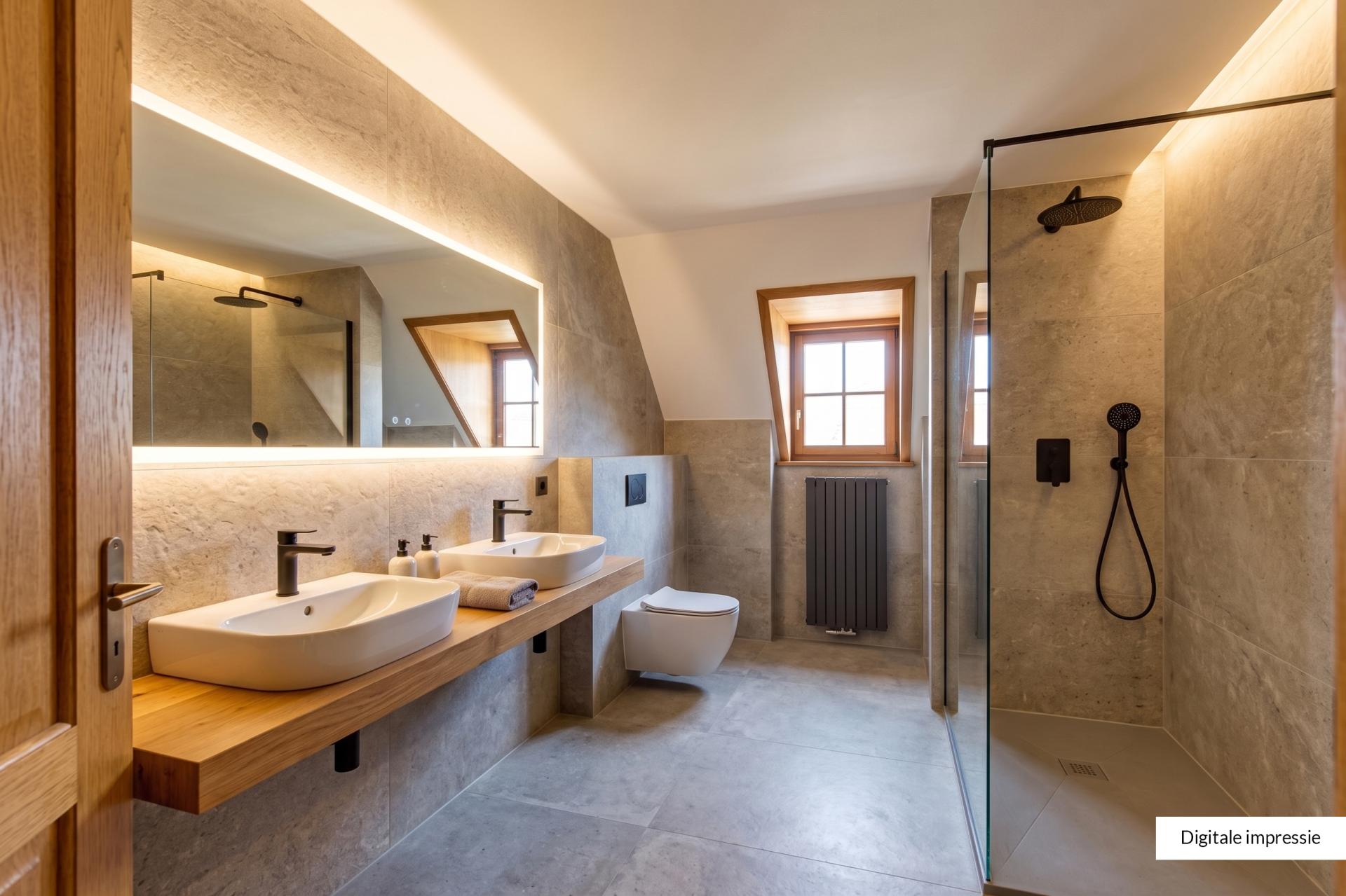 Zeer ruime woning met garage en vier slaapkamers in Hemiksem — foto