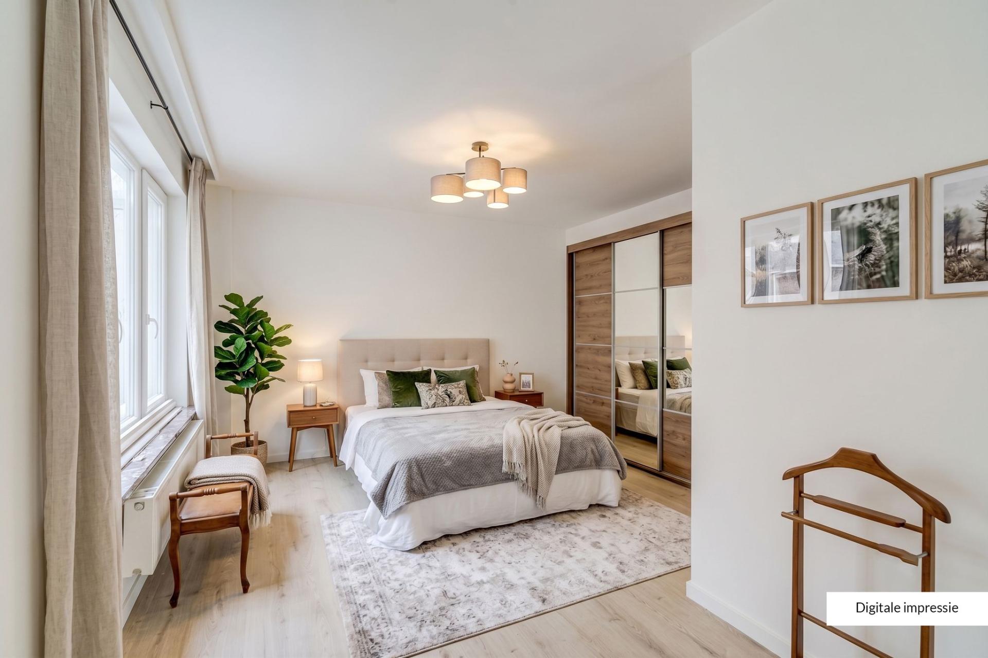 Ruim gelijkvloers appartement met twee slpks in Mechelen — foto