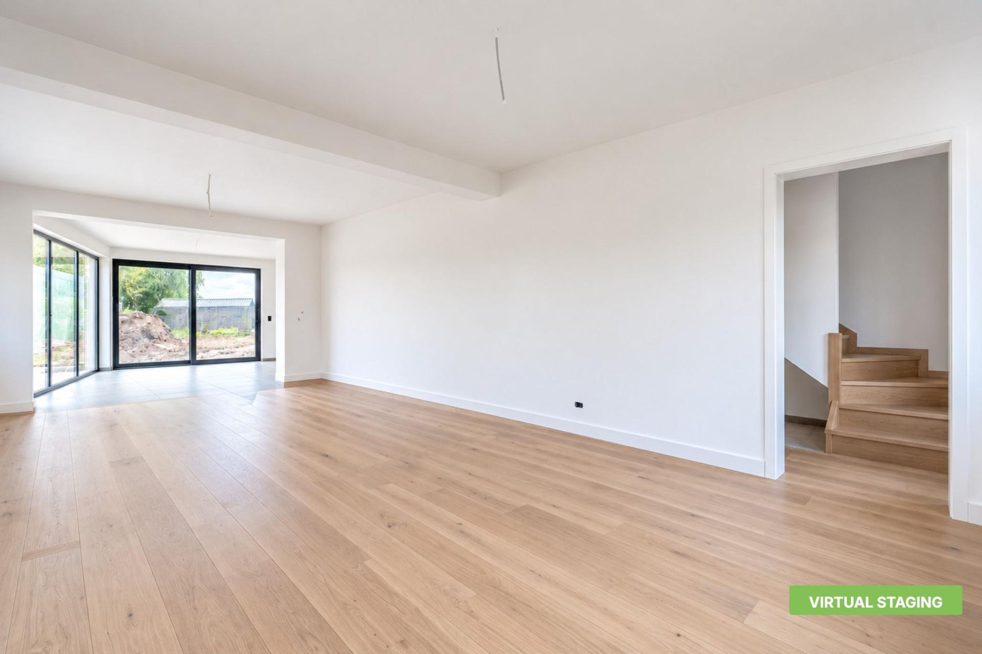 Volledig vernieuwbouwde woning met 3 slpks, 2 badkmrs & tuin — foto