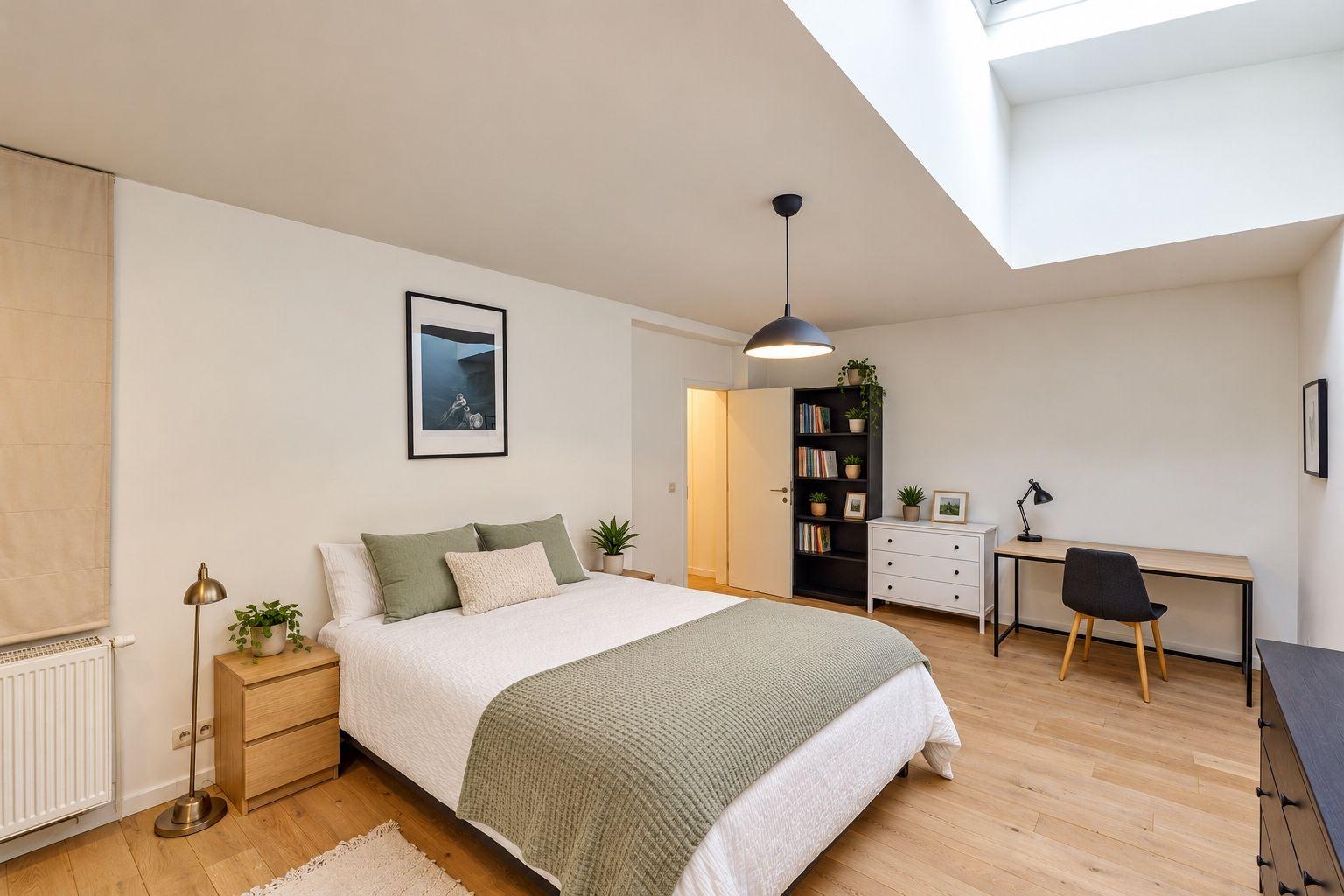 Ruim gelijkvloers 2 slk appartement in centrum Antwerpen — foto
