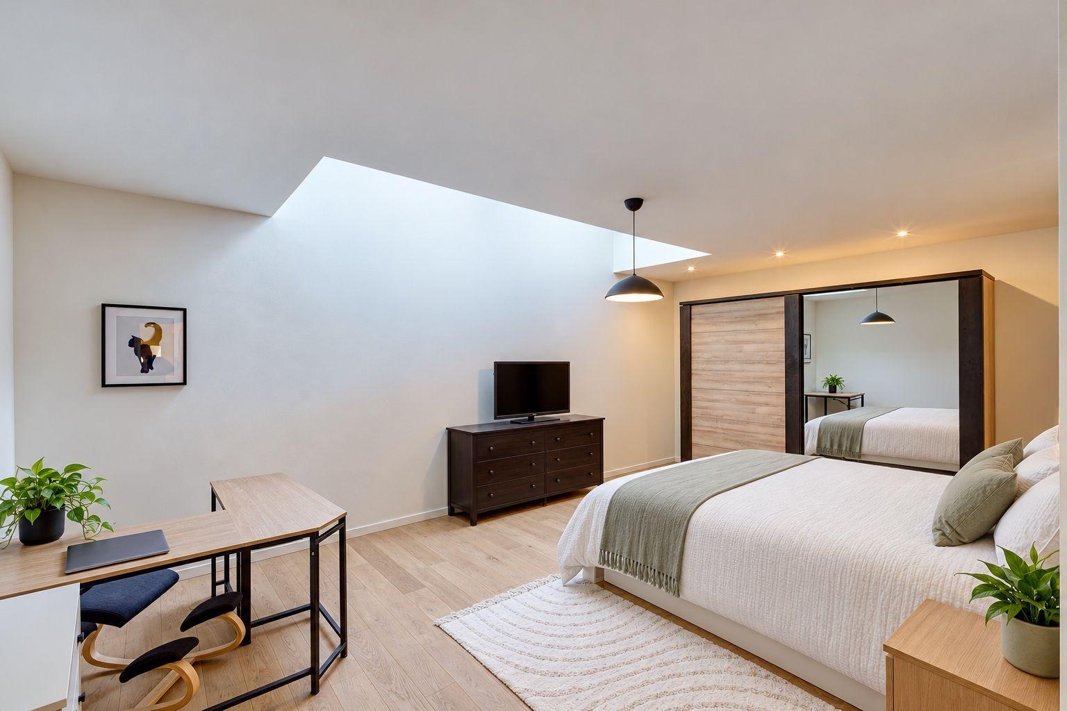 Ruim gelijkvloers 2 slk appartement in centrum Antwerpen — foto